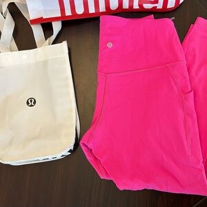 lululemon athletica Pink Leggings